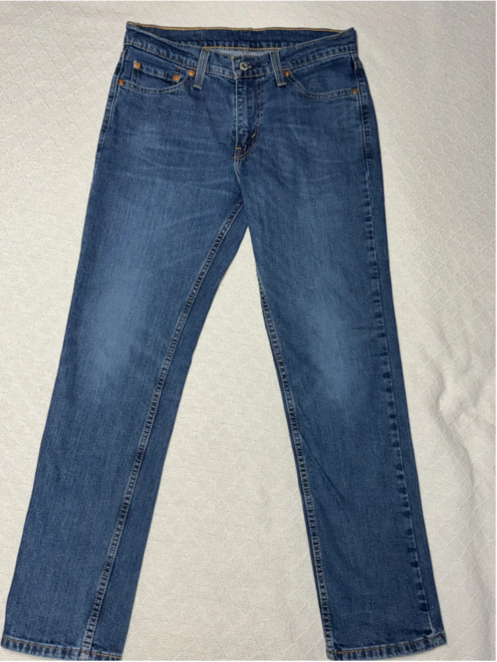 Levi's 511 Slim Fit Jeans Mens 30x30 Medium Wash Denim Stretch EUC Everyday Prep
